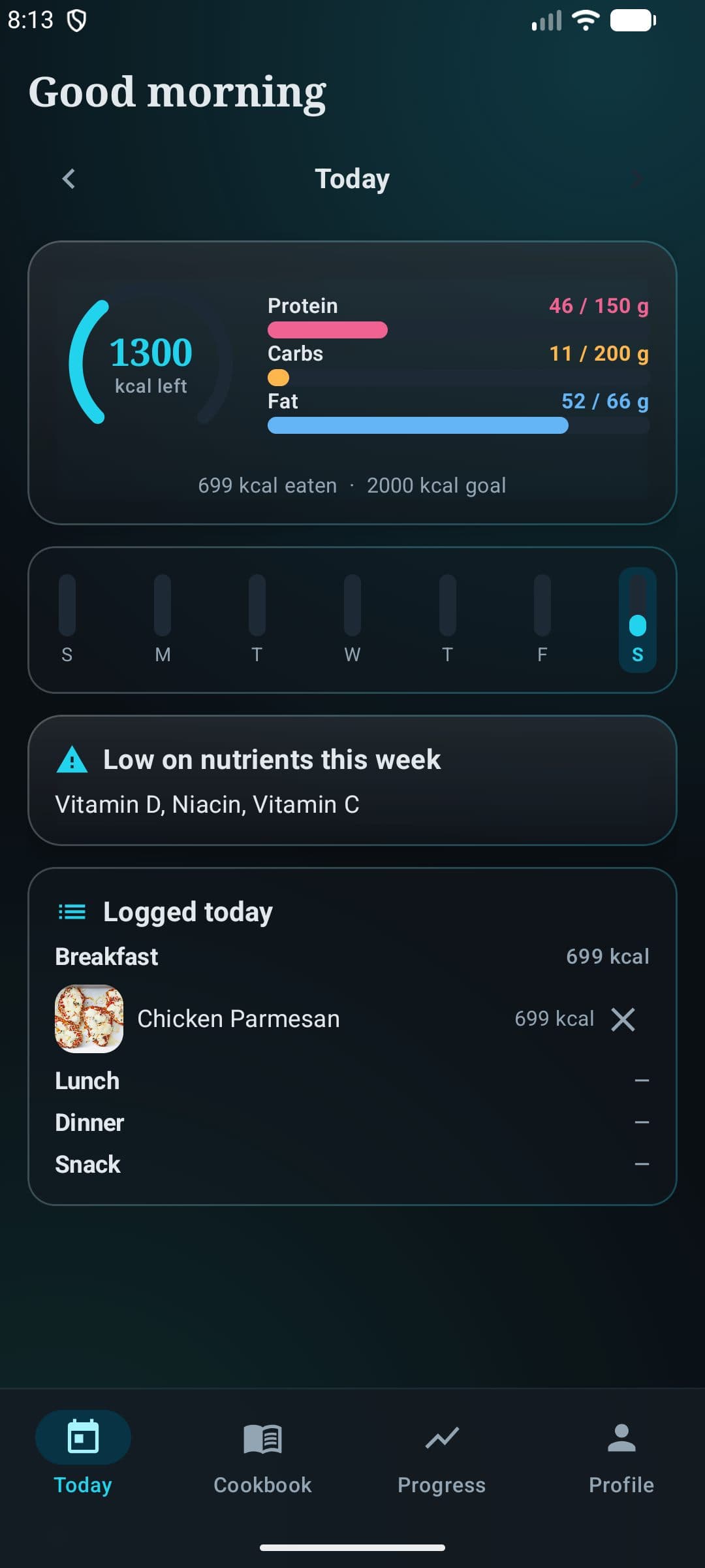 A macro tracker that's actually private