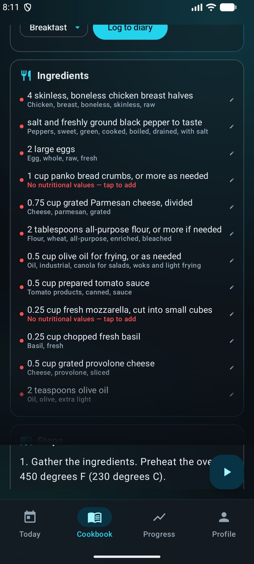 Paste a link, get a full recipe — with nutrition